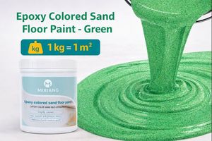 Decorative Epoxy Colored Sand <b>Floor</b> Coating Furniture Paint Waterproof Alkali Resistant Durable Resin Coating - Product Image 3