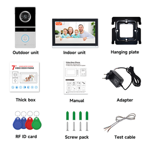 A101t kim loại không thấm nước trực quan hai-way intercom Home thiết bị an ninh intercom 10-inch màn hình có thể ghi lại video video chuông cửa - Product Image 5