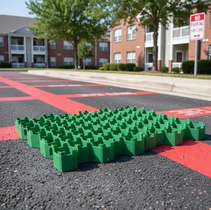 Grille de pavage perméable de 40 mm sous le parking, la voie publique, le chemin de gravier et la voie d'accès aux pompiers dans la communauté - Product Image 6