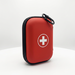Individuell Bedruckte Tragbare Notfall-Medizintasche Kleine Auto-Arzttasche Erste-Hilfe-Set-Box mit Logo-Design und Inhalt - Product Image 1