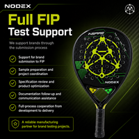 Raquette de padel durable avec noyau en mousse EVA, fibre de carbone 18k, logo de marque personnalisé, raquette de padel professionnelle pour club de padel