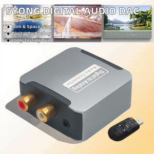 SYONG 3.5mm Jack coassiale fibra ottica convertitori <span class=keywords><strong>Splitter</strong></span> <span class=keywords><strong>Audio</strong></span> Stereo digitale analogico AUX RCA L/R SPDIF <span class=keywords><strong>Audio</strong></span> digitale - Product Image 3