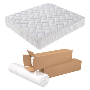 King <b>Queen</b> <b>Size</b> Breathable Natural Latex Pocket Spring Mattress For Bedroom Apartment 350 g/m² knitted Eco-friendly fabric - Product Image 1