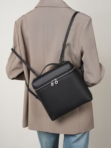 Sac à dos en cuir de vachette de luxe, tendance mode 2026, qualité supérieure, sac pour femme en cuir véritable, prix d'usine, sac à dos personnalisé en gros - Product Image 1