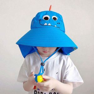 Sombrero de Pescador para Bebé, de Verano, con Ala Ancha, Logotipo Personalizado, Protección UV, de Algodón, con Estampado Lindo de Animales en 3D, para Exteriores - Product Image 3