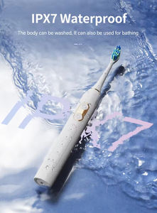 2026 New Advanced Smart USB Rechargeable IPX7 Soft Sonic <b>Electric</b> <b>Toothbrush</b> for Adults Replacement Head 30-Day Runtime Deep - Product Image 3