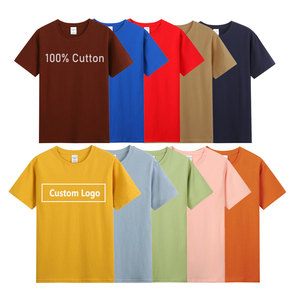 T-shirt personnalisé vierge à manches courtes de haute qualité 100% coton T-shirt de sérigraphie T-Shirts publicitaires promotionnels en gros - Product Image 5