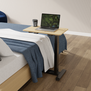 Mesa auxiliar eléctrica con estructura tipo C, muebles económicos para el hogar, mesa auxiliar eléctrica movible ajustable sobre Escritorio de cama - Product Image 2