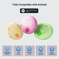 Air Tracer Android iOS – Lot de 2 traceurs intelligents pour localiser vos objets, compatible Google Find Hub/iOS Find My App, positionnement UWB Wi-Fi, batterie au lithium