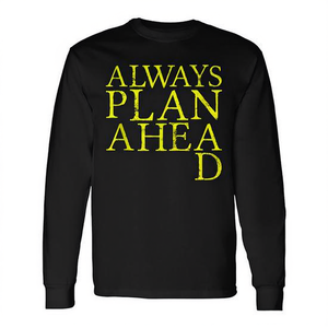 Maglietta a Maniche Lunghe 'Always Plan Ahead', Abbigliamento Promozionale - Product Image 2