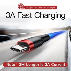 Chargeur super rapide 480 Mbs, tissage en nylon haute densité, QC3.0, charge rapide 3A, câble de type C <span class=keywords><strong>pour</strong></span> Huawei Xiaomi Samsung - Product Image 2