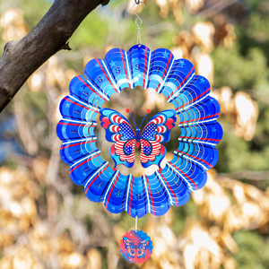 Atrapasueños de Mariposa para Exteriores, Atrapasueños de 12 Pulgadas Ya Termosellados para Ahuyentar Aves del Patio y la Granja - Product Image 4