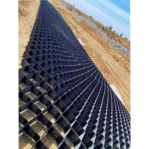 Géocell en HDPE pour la construction routière, géocell <span class=keywords><strong>noir</strong></span>, <span class=keywords><strong>grille</strong></span> à gravier - Product Image 1