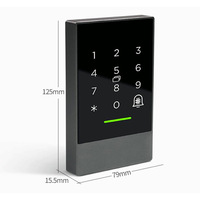 Controlador DE ACCESO DE APLICACIÓN DE teléfono inteligente Ttlock 13,56 Mhz Sistema de control de acceso Rfid Ip67 Lector a prueba de agua