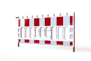 Valla de seguridad de lujo de plástico para control de multitudes, modelo de valla <span class=keywords><strong>temporal</strong></span> de gran venta en <span class=keywords><strong>Alemania</strong></span>, barrera de seguridad para el <span class=keywords><strong>trabajo</strong></span> y la seguridad vial. - Product Image 6