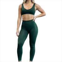 Ensemble de vêtements de sport pour femmes, logo personnalisé du fabricant, OEM, nouvelle collection, vêtements de sport pour femmes, taille haute, 2 pièces, vêtements de yoga actifs pour femmes