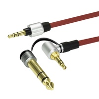 Câble audio stéréo de remplacement 3,5 mm mâle-mâle, longueur personnalisée, certifié CE RoHS