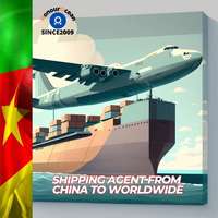 Agent de transport logistique rapide de premier plan, expédition de fret de la Chine vers les États-Unis, entreprise de transport de la Chine vers le Cameroun, livraison porte-à-porte DDP DDU