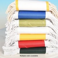 Recharge de balai à poussière à large couverture avec fixation par boucle, options multicolores, pour le nettoyage des hôtels et hôpitaux