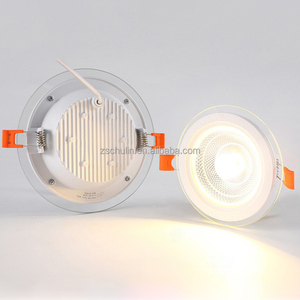 Chulin 110V COB Lampe Encastrée Moderne Aluminium 220V Trois Couleurs 6W 9W 12W 18W 24W Dalles <span class=keywords><strong>de</strong></span> Verre Downlights Plafonnier LED - Product Image 6