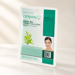แผ่นมาส์กหน้าเดอร์มอล กรีนที คอลลาเจน เอสเซนส์ 23 กรัม - Product Image 2