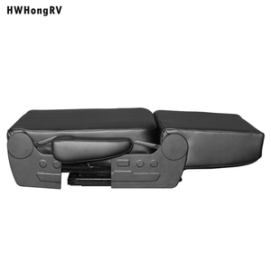 Sedili letto per camper a tre strati in metallo e schiuma stile Rock & Roll con doppio bracciolo e supporti per <span class=keywords><strong>seggiolino</strong></span> auto <span class=keywords><strong>ISOfix</strong></span> - Product Image 2