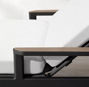 เก้าอี้อาบแดดอลูมิเนียมสำหรับกลางแจ้ง ลดราคาพิเศษ พร้อมเบาะรองนั่ง - Product Image 6