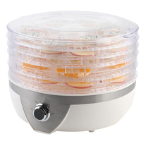 5 Lagen Huishoudelijke Fruit En Groente Droger Voedsel Dehydrator Voedsel Droger Elektrische Plastic Engels 5 Trays Xj Of Oem Odm