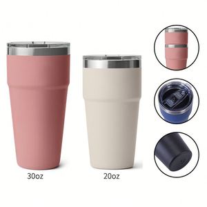 Custom Logo Powder Coated 260oz <b>Mug</b> Termos Cup Stainless Steel <b>Insulated</b> Thermal Cup 26oz Tumbler Coffee <b>Mug</b> - Product Image 1