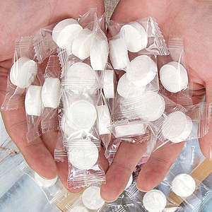 50 serviettes de voyage jetables en tissu compressé, mini-serviettes portables, idéales pour les voyages en plein air, les barbecues, le camping, les serviettes pour le visage - Product Image 4