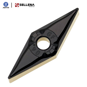 Plaquette de tournage en carbure VNMG160408-PM YBC252 ZORRO/SELLENA pour usinage de l'acier, indexable, diamantée, 35 degrés, revêtement CVD, OEM - Product Image 4