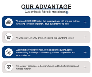 Nouveau matelas 2026, tissu tricoté confortable et mousse à mémoire de forme à 2 couches, taille king, matelas pour dormir <span class=keywords><strong>bien</strong></span> la nuit, pour hôtel - Product Image 5