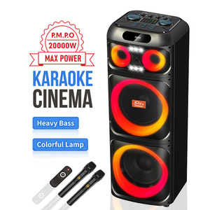 Altavoz de <span class=keywords><strong>Karaoke</strong></span> JQS9201, Altavoces Grandes para Fiestas al Aire Libre, Altavoz de <span class=keywords><strong>Karaoke</strong></span> de Alta Potencia con Micrófono y Bluetooth para el Hogar/Fiestas/Exterior - Product Image 1