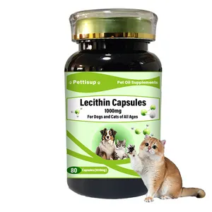 Lecithin Vitamin Probiotics Fur Shedding Health Pet Cats Nutrition Supplements Skin Care Hip And Joint Supplement
