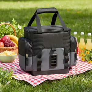 <span class=keywords><strong>Sac</strong></span> <span class=keywords><strong>à</strong></span> <span class=keywords><strong>dos</strong></span> isotherme en polyester avec fermeture éclair, capacité 30L-<span class=keywords><strong>60L</strong></span>, motif lettres, pour le stockage des aliments - Product Image 1
