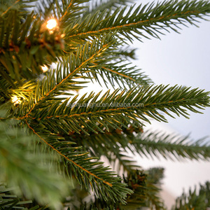 Высококачественное светодиодное украшение для рождественской елки, Лидер продаж, роскошное стоящее полиэтиленовое Смешанное светящееся дерево из ПВХ для праздничного использования - Product Image 4