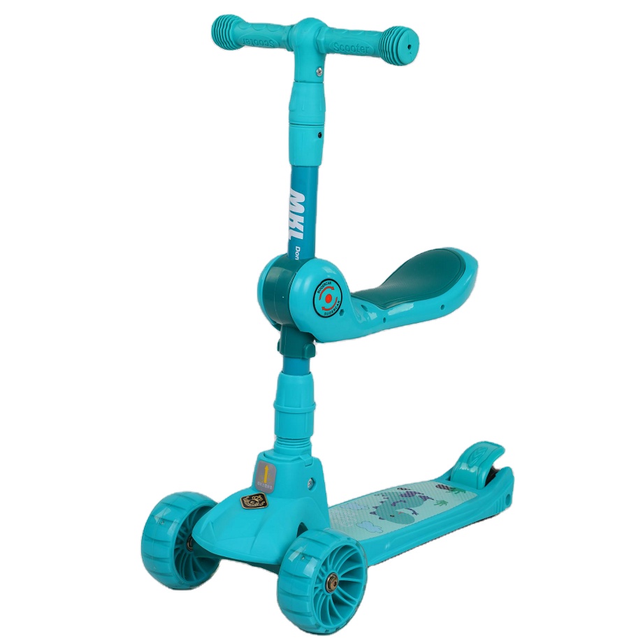 Китайский завод дешевые ножные скутеры для детей 3 колесный детский скутер с сидением на автомобильном скутере