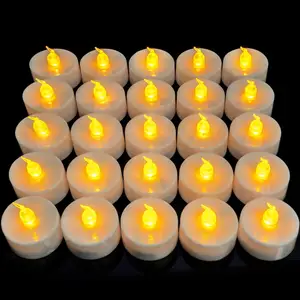 Набор из 24 светодиодных свечей Kanlong с эффектом пламени, работающих от аккумулятора