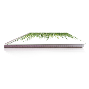 Taccuino personalizzabile in velluto con copertina rigida A5 con Anti sanguinamento attraverso pagine a righe bianche tratteggiate come regalo da damigella d'onore - Product Image 3