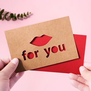 Cartes de remerciement en papier kraft personnalisées, cartes de vœux, cartes d'anniversaire avec couverture rigide, papier fantaisie, impression offset - Product Image 6