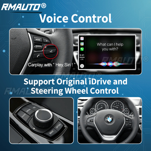RMAUTO Wireless Apple CarPlay CIC System for BMW 1 Series E81 E82 E87 E88 2008-2012 Android Auto <b>Mirror</b> Link AirPlay <b>Car</b> Play - Product Image 2