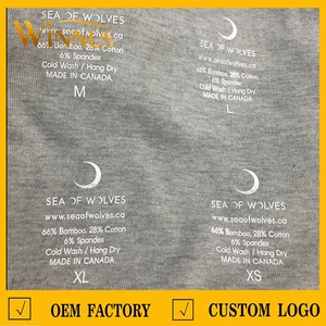Logotipo personalizado Prensa de calor Lavado Cuidado Ropa Etiqueta Ropa de transferencia térmica Camiseta Hierro en Etiqueta de transferencia de calor para camisetas - Product Image 4