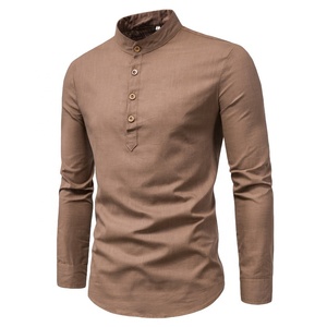 Camicia Bianca a Maniche Lunghe da <span class=keywords><strong>Uomo</strong></span>, Vestibilità <span class=keywords><strong>Slim</strong></span>, Abbigliamento Primaverile e Autunnale, Camicia Formale <span class=keywords><strong>Blu</strong></span> - Product Image 3