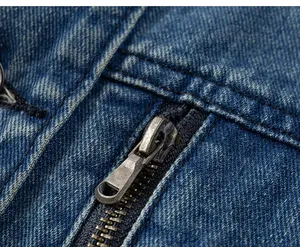 แจ็คเก็ตเดนิมพรีเมียมสำหรับผู้ชายแบบขายส่ง |   เสื้อผ้าสตรีทแวร์แบบกำหนดเองได้สำหรับแบรนด์ส่วนตัว - Product Image 4