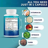 Compléments Alimentaires à Base de Plantes pour Adultes : Vitamine D, Calcium et Zinc pour la Force Osseuse – Capsules en Gros – Service OEM/ODM et Marque Privée – Direct Usine