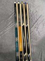 Xmlinco – queue de billard avec joint en acier inoxydable, bâton de sport de piscine, poignée en lin 1/2, vente en gros