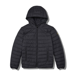 <span class=keywords><strong>Giacca</strong></span> Casual da uomo con cappuccio spessa impermeabile trapuntato tinta unita con collo alto e tinta unita 2025 chiusura a cerniera per l'autunno inverno - Product Image 2