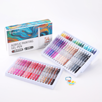 Marqueurs de peinture acrylique rétractables en bois, 90 couleurs, prêts à être expédiés, type poussoir, pour journalisation, qualité artiste, stylos de dessin, stock en gros