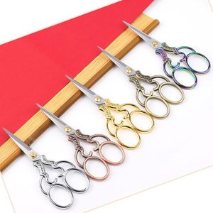 Retro Extra Shape Embroidery Scissors Stainless Steel Multi-Purpose Fabric Cutting <b>Shears</b> Dressmaking & DIY OEM <b>Tools</b> - Product Image 6