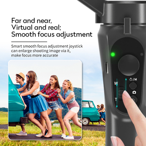 PYJ Offre Spéciale connexion sans fil selfie stick F6 stabilisateur de téléphone intelligent BT contrôle par application portable 3 axes stabilisateur de cardan - Product Image 5